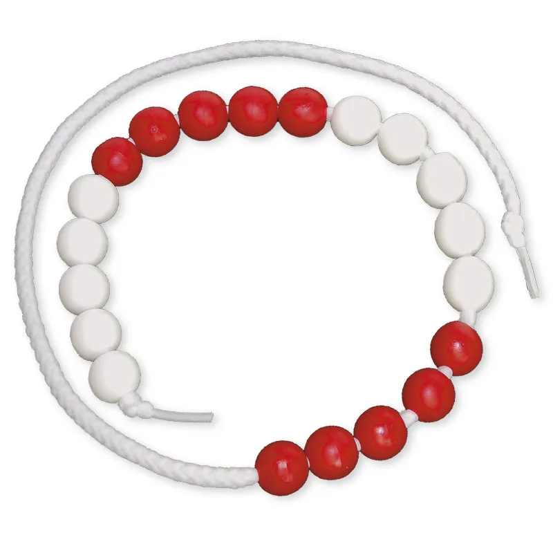 Rechenkette bis 20, rot/weiß