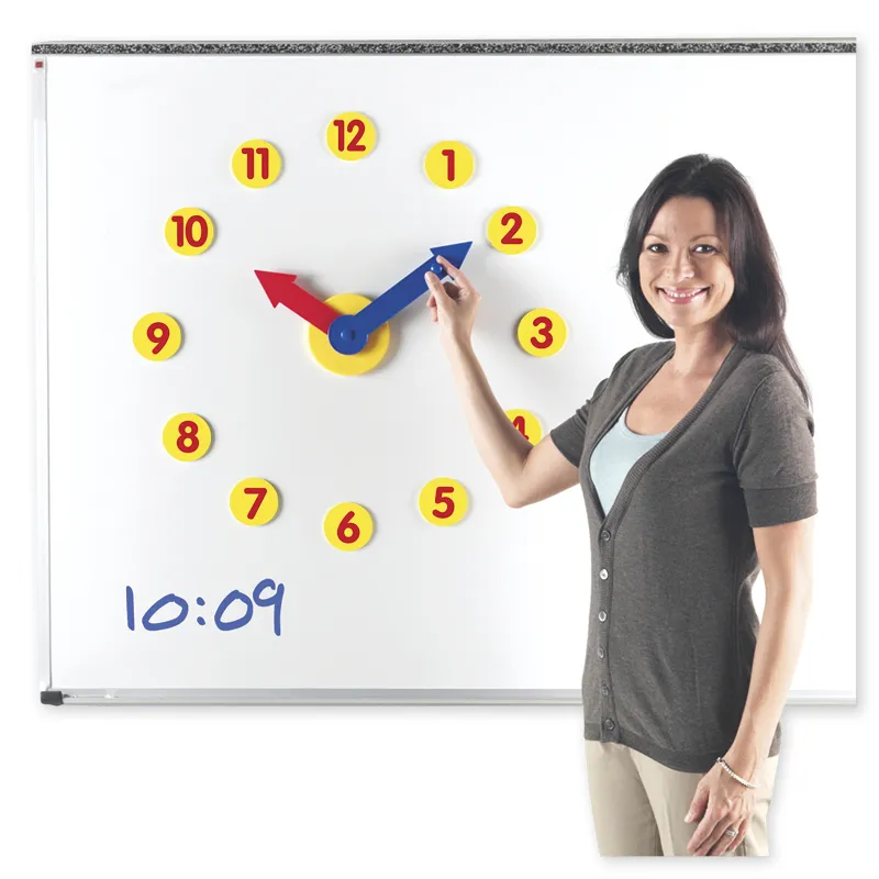 Magnetische Tafel-Lern-Uhr, 13-tlg.