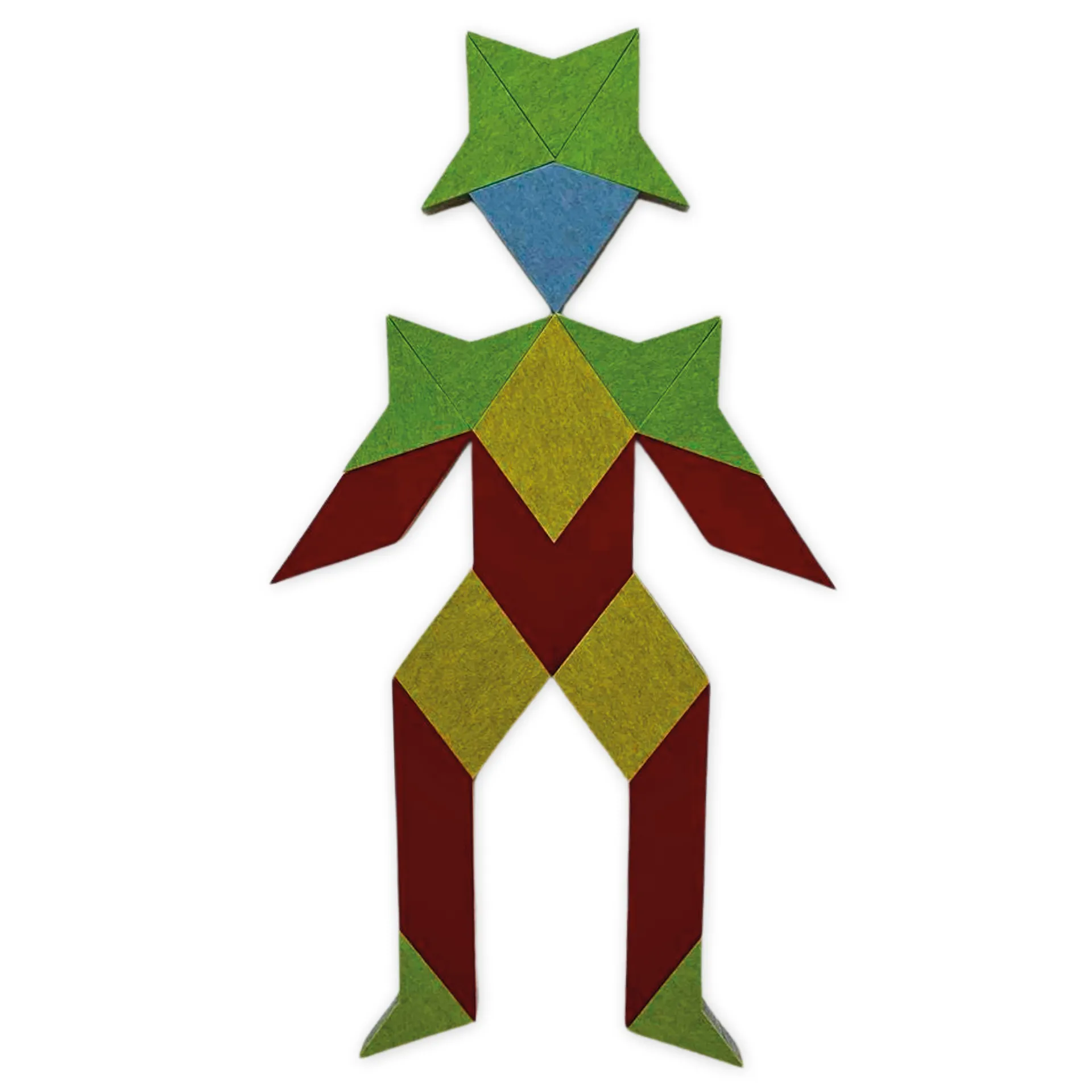 Schallabsorber AcousticArt "Mann mit Hut", 145x256 cm, 21-tlg.