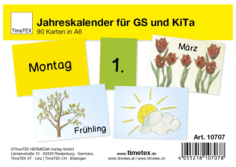 TimeTEX Jahreskalender für Grundschule und Kita