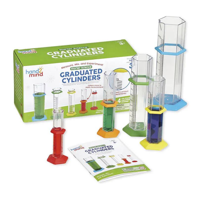 Bunte Messzylinder, 15-tlg.