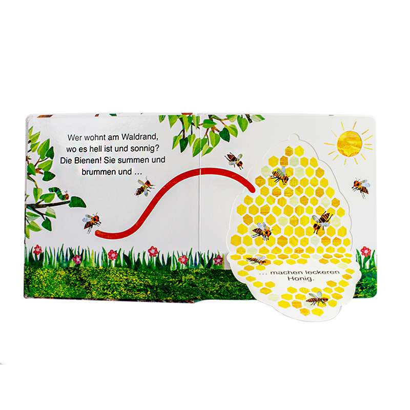 Buch "Die kleine Raupe Nimmersatt - Wer versteckt sich in der Natur?", 10 Seiten