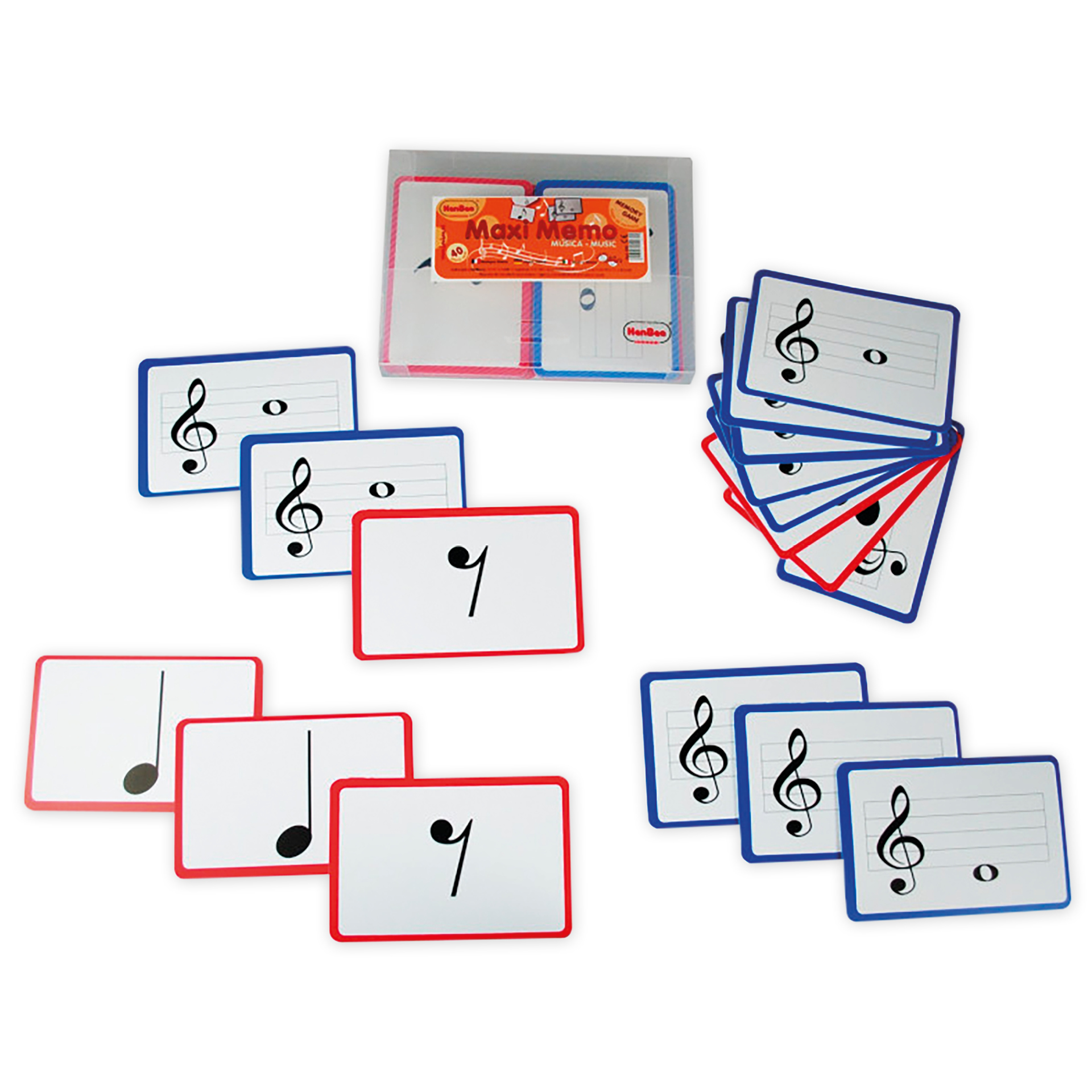 TimeTEX Maxi-Memospiel "Musiknoten", 30-tlg.