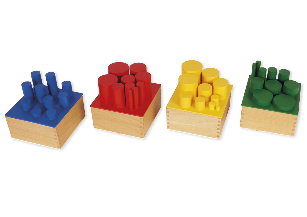 TimeTEX Farbige Zylinder "Montessori Premium" TimeTEX Farbige Zylinder "Montessori Premium"