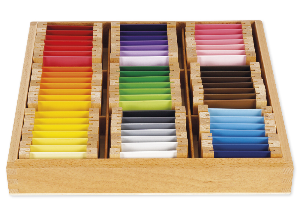 Ma boîte de couleurs n°3 TimeTEX « Montessori Premium », couleurs et nuances