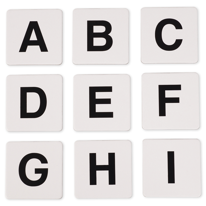 Set Buchstaben-Kärtchen "ABC", 216-tlg. im Koffer