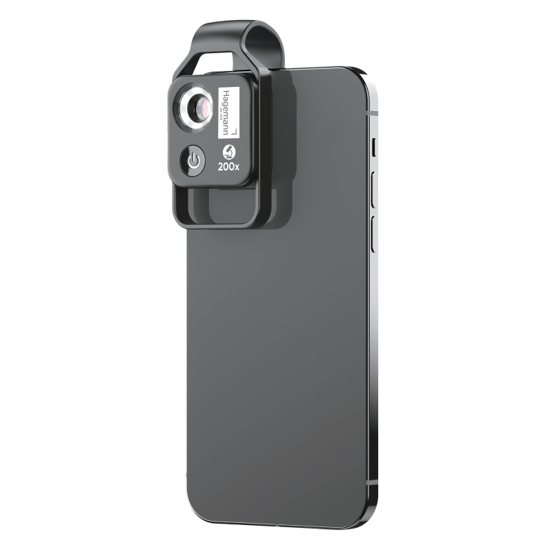 Handy-Mikroskop "Super" 200-fach, 35x65 mm
