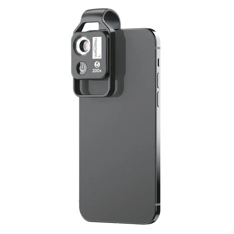 Handy-Mikroskop "Super" 200-fach, 35x65 mm