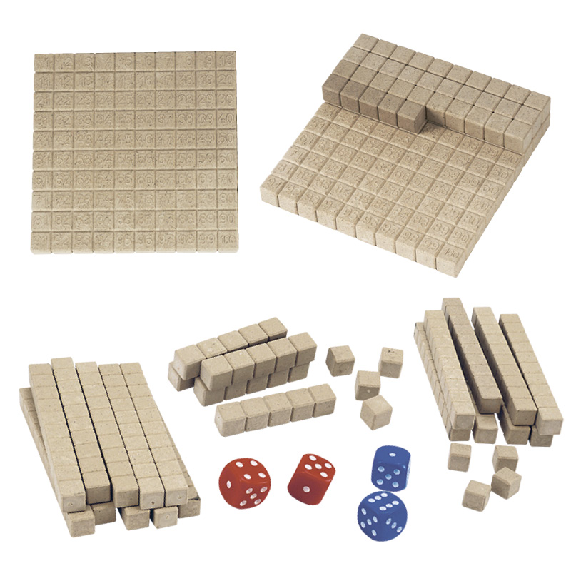 TimeTEX Mathe-Spiel "Hunderterraum", 62-tlg.