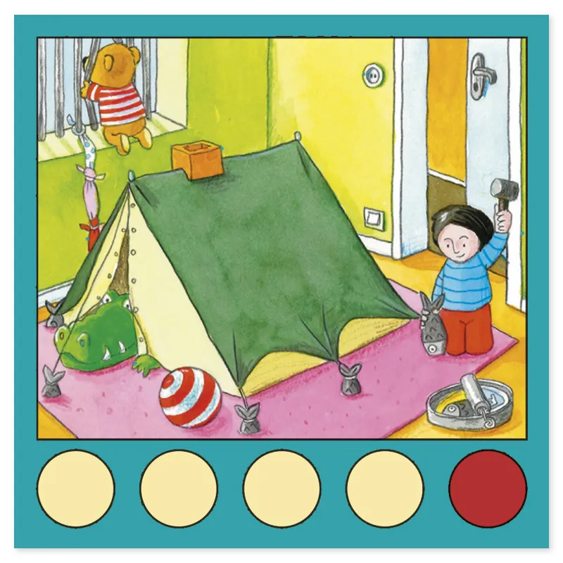 Lernspiel "Quatschhaus", 43-tlg.