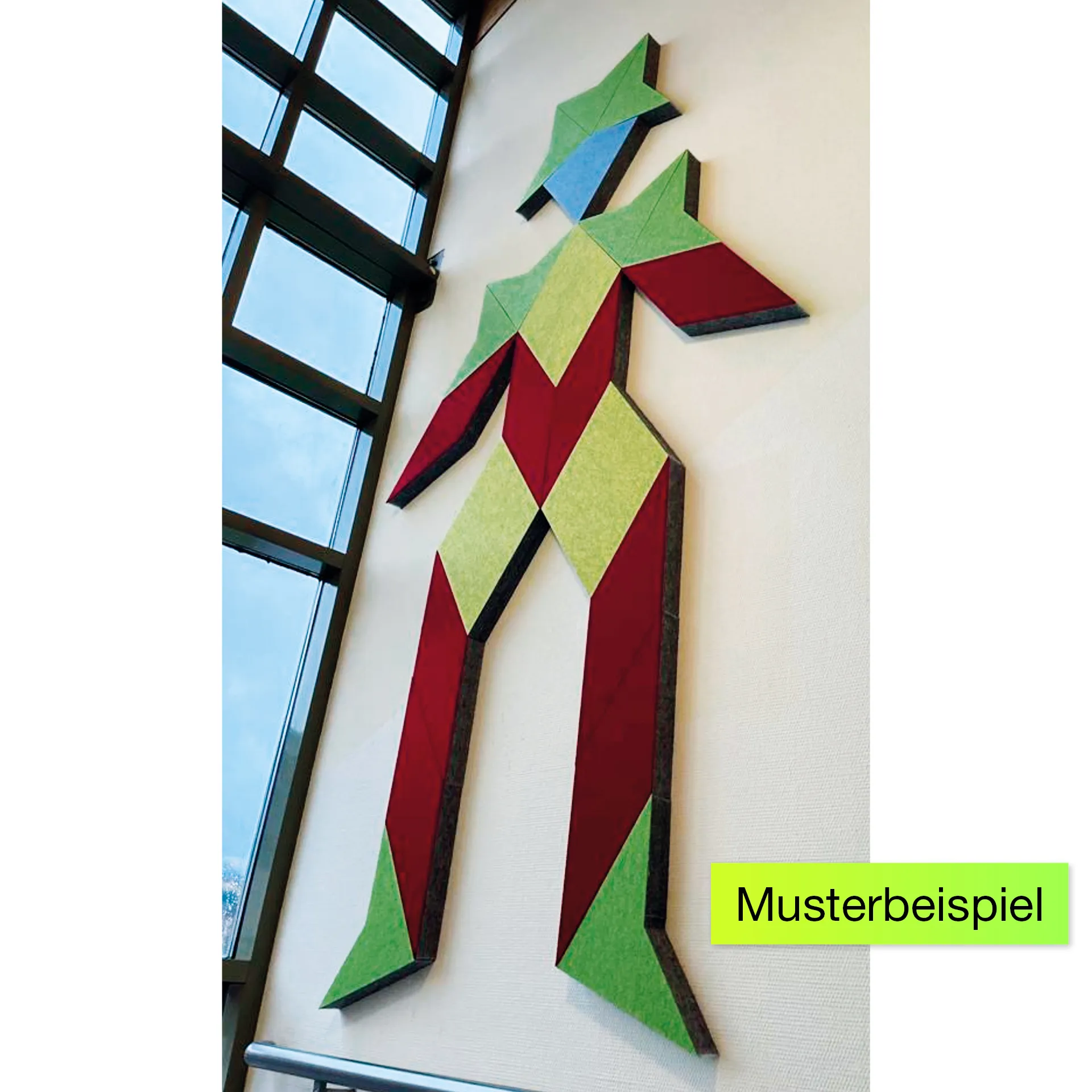 Schallabsorber Silentstar "Mann mit Hut", 145x256 cm, 21-tlg. Schallabsorber Silentstar "Mann mit Hut", 145x256 cm, 21-tlg.