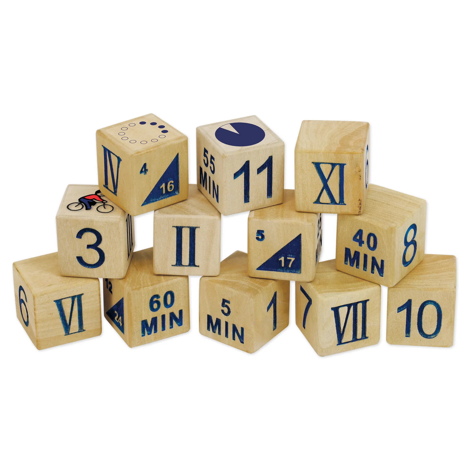 Pädagogische Lern- und Spieluhr „Zeit-Zeiger“, 30x30 cm, mit Quarzlaufwerk