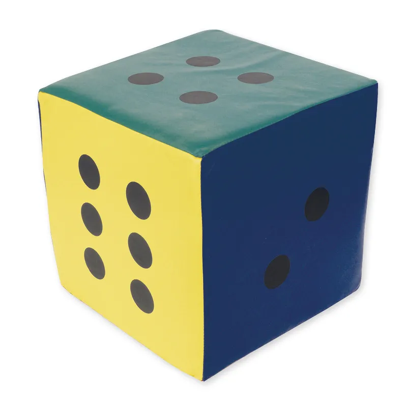 Flüster-Würfel mit Augen XXL, bunt, 28 cm