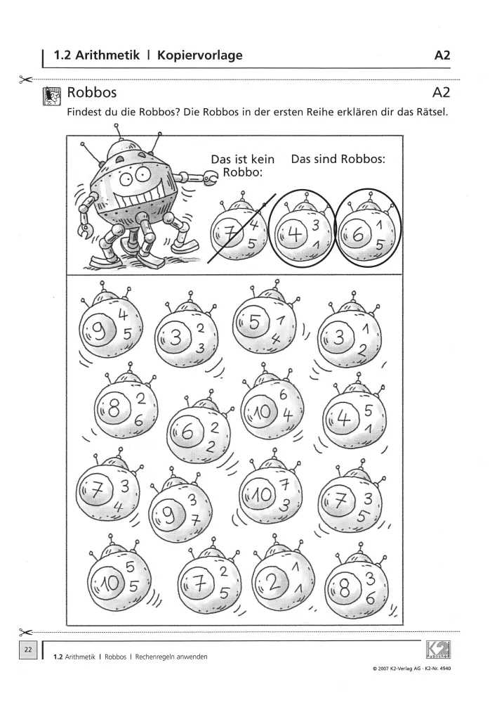 Knobeleien der Woche 1/2 in Einschlagmappe A4