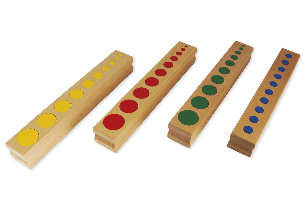 TimeTEX Farbige Zylinder "Montessori Premium" TimeTEX Farbige Zylinder "Montessori Premium"