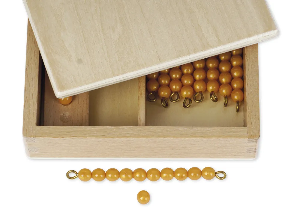 Coffret de perles à l’unité et barrettes de dizaine TimeTEX « Montessori Premium »