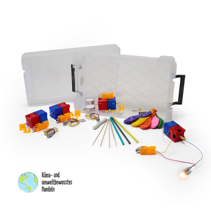 Experimentier-Set "Strom und erneuerbare Energien", 47-tlg.