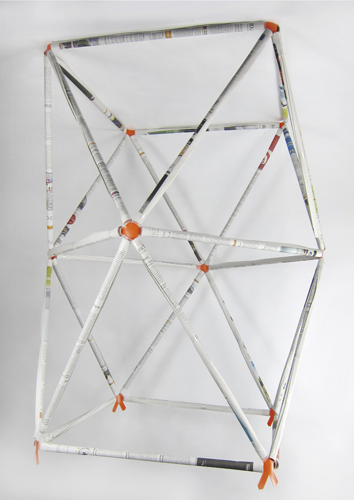 Bastelset "Bauen mit Altpapier", 236-tlg.