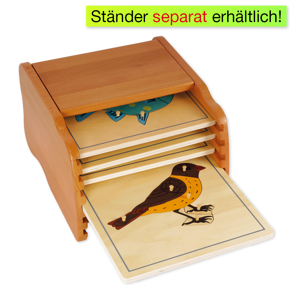 TimeTEX Puzzle Vogel "Montessori Premium"