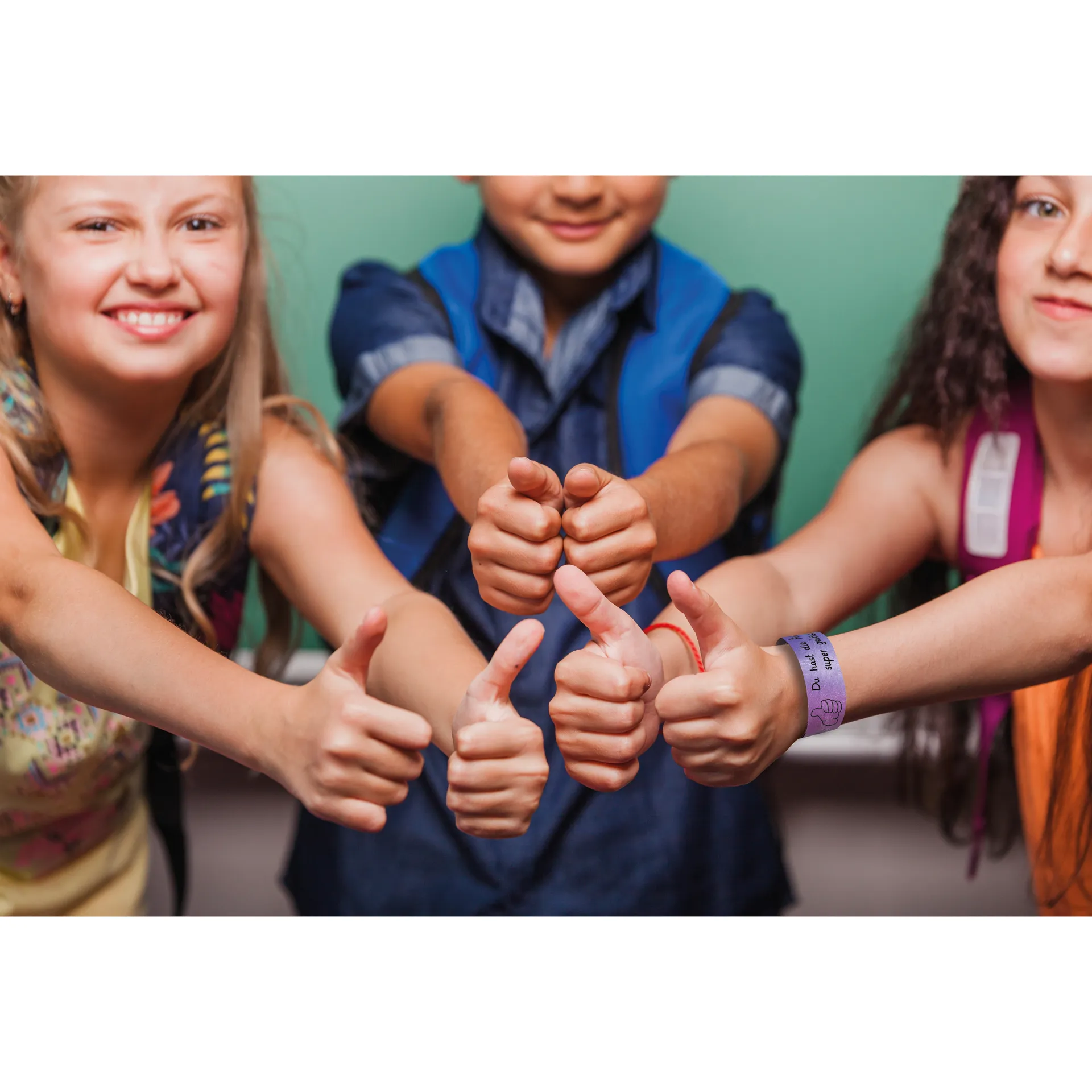 Nachfüll-Set Lob-Armbänder, 100 Stück