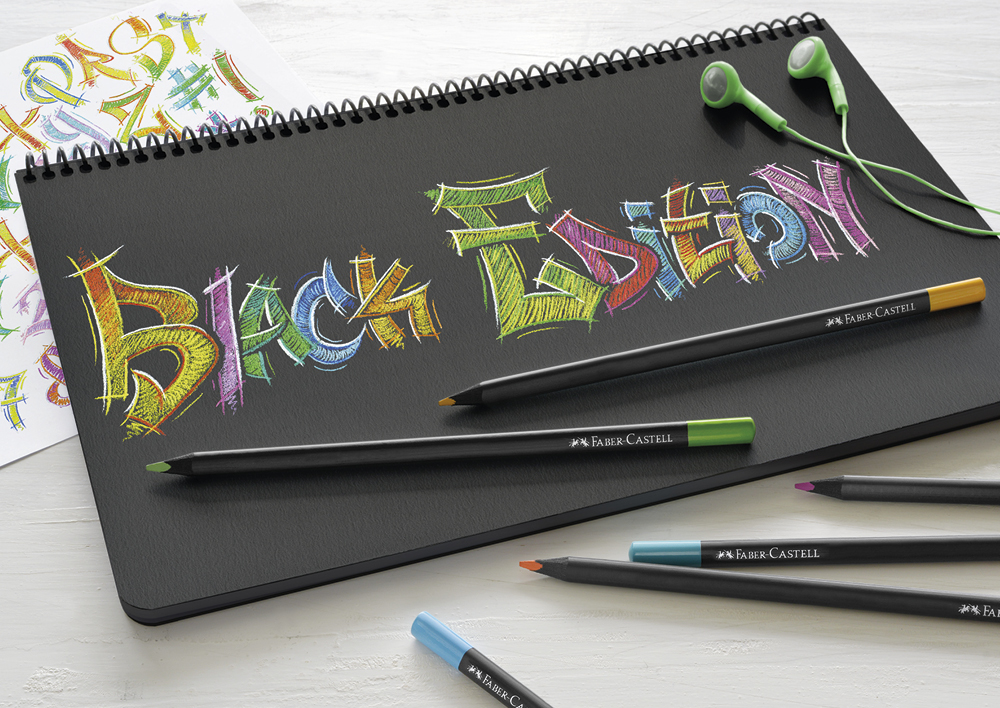 Faber-Castell Black Edition Buntstifte, 12 Stück Faber-Castell Black Edition Buntstifte, 12 Stück