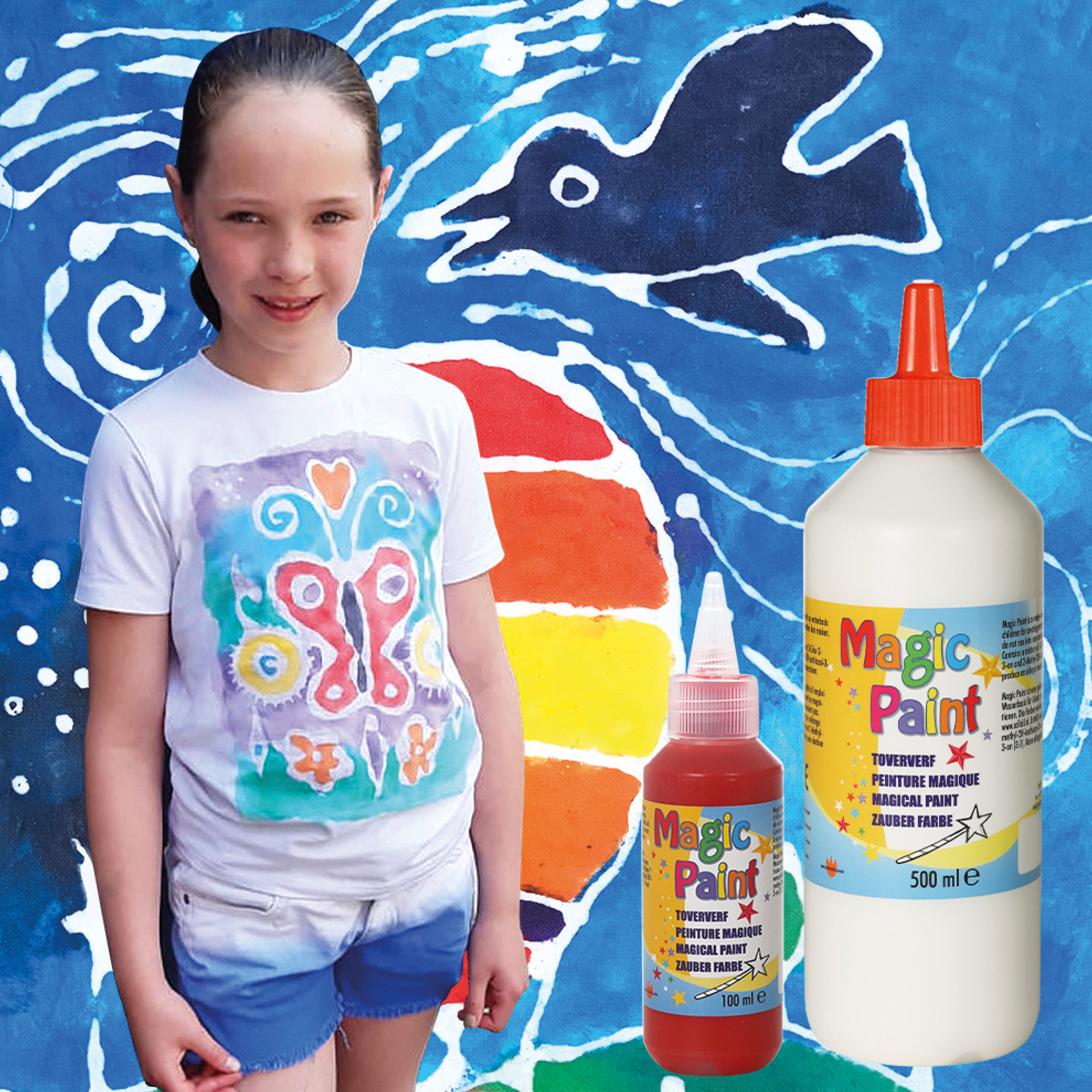 Magic Paint Textilmedium für Zauberfarbe, 500 ml