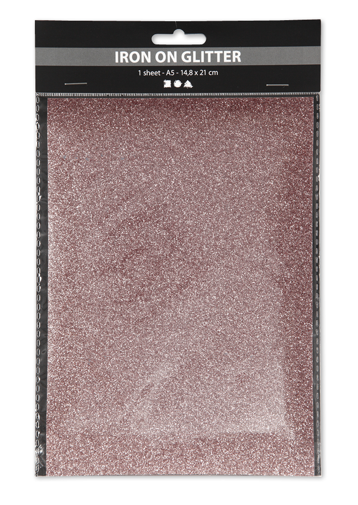 Glitzer-Bügelfolie, 148x210 mm