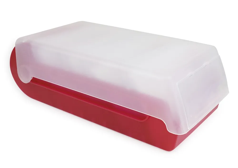 Lernbox A7, Kunststoff, mit 100 Karten liniert