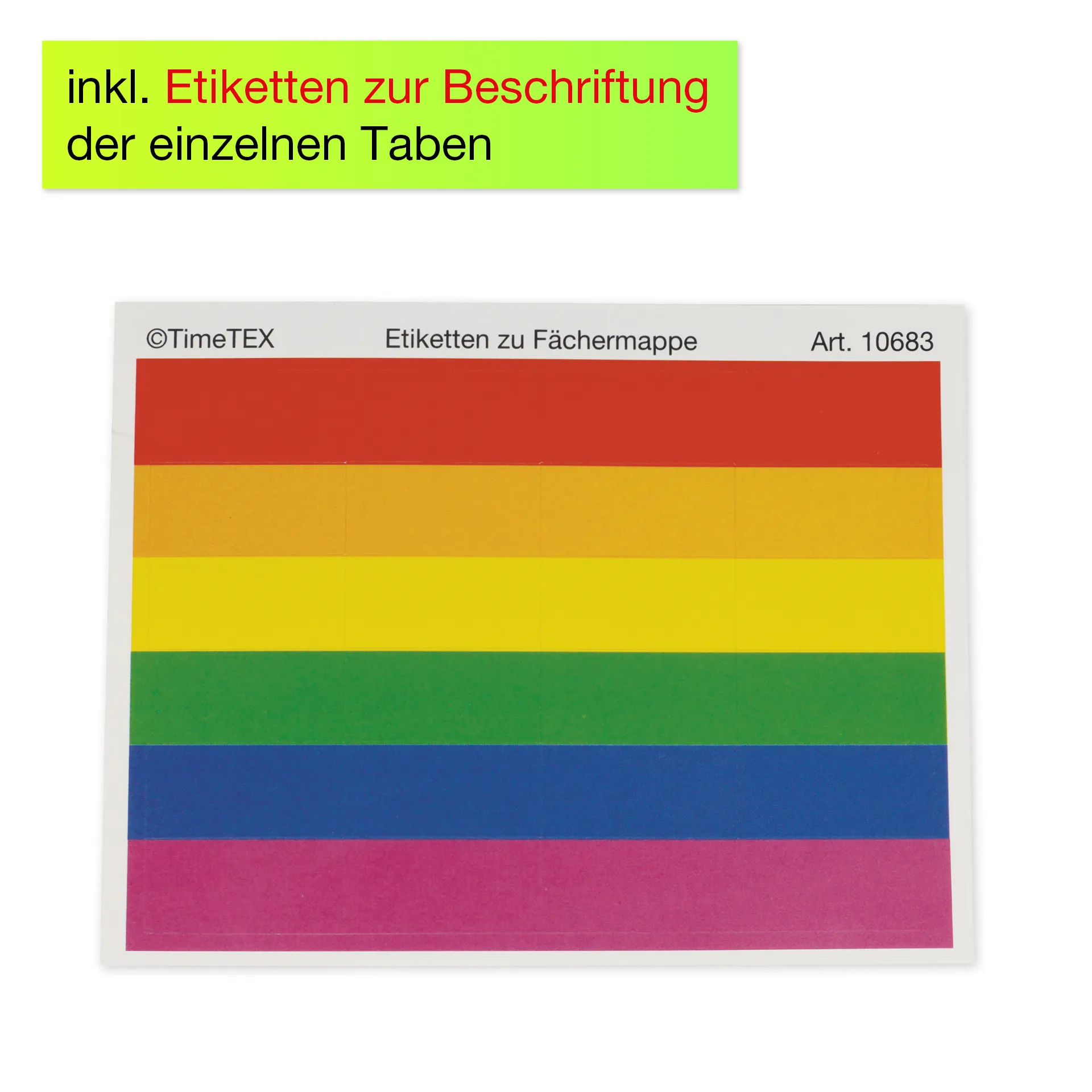 TimeTEX Fächermappe A4-Plus, transparent farbig TimeTEX Fächermappe A4-Plus, transparent farbig