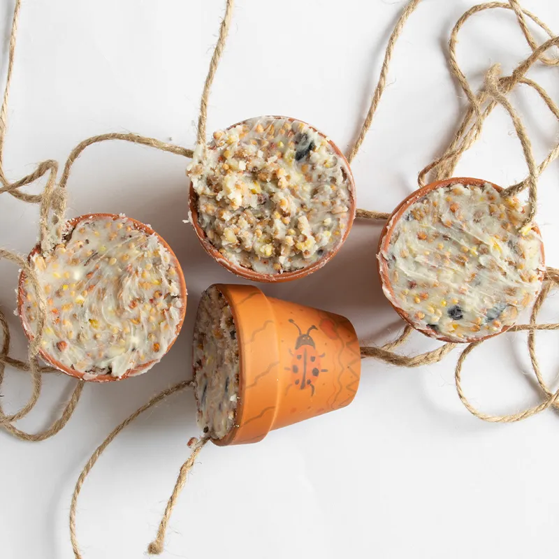 Bastelset "Vogel-Futterglocken", 8-tlg.