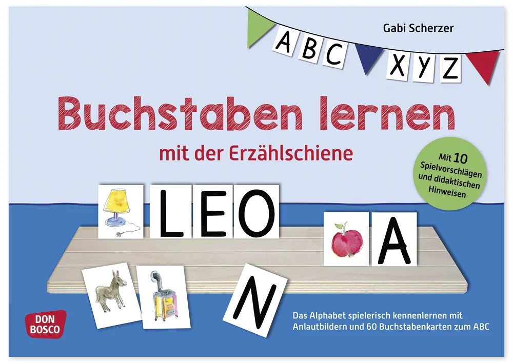 Buchstaben lernen mit der Erzählschiene
