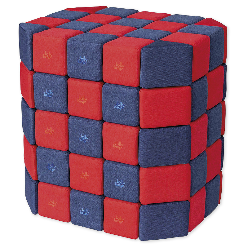 TimeTEX Magnet-Stoffbausteine Jolly Heap, 100 Stück