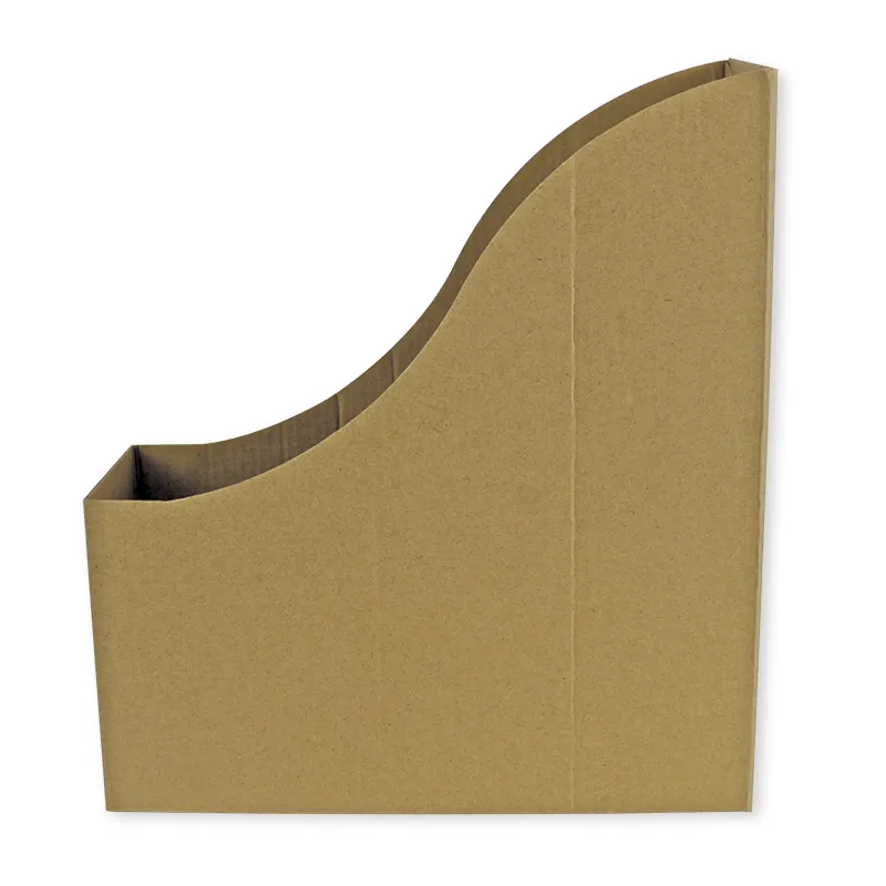 Ensemble de porte-revues en carton naturel, format A4, 5 pièces