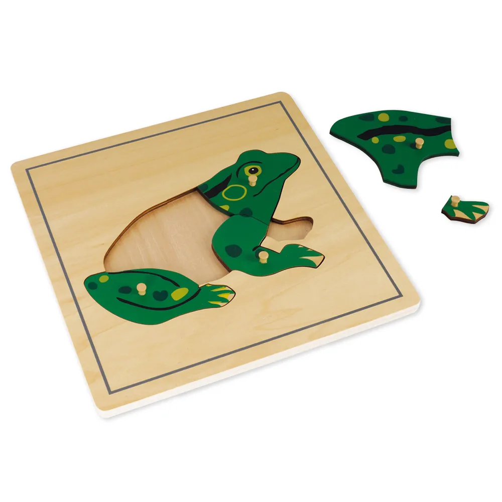 TimeTEX dierenpuzzel kikker "Montessori Premium"