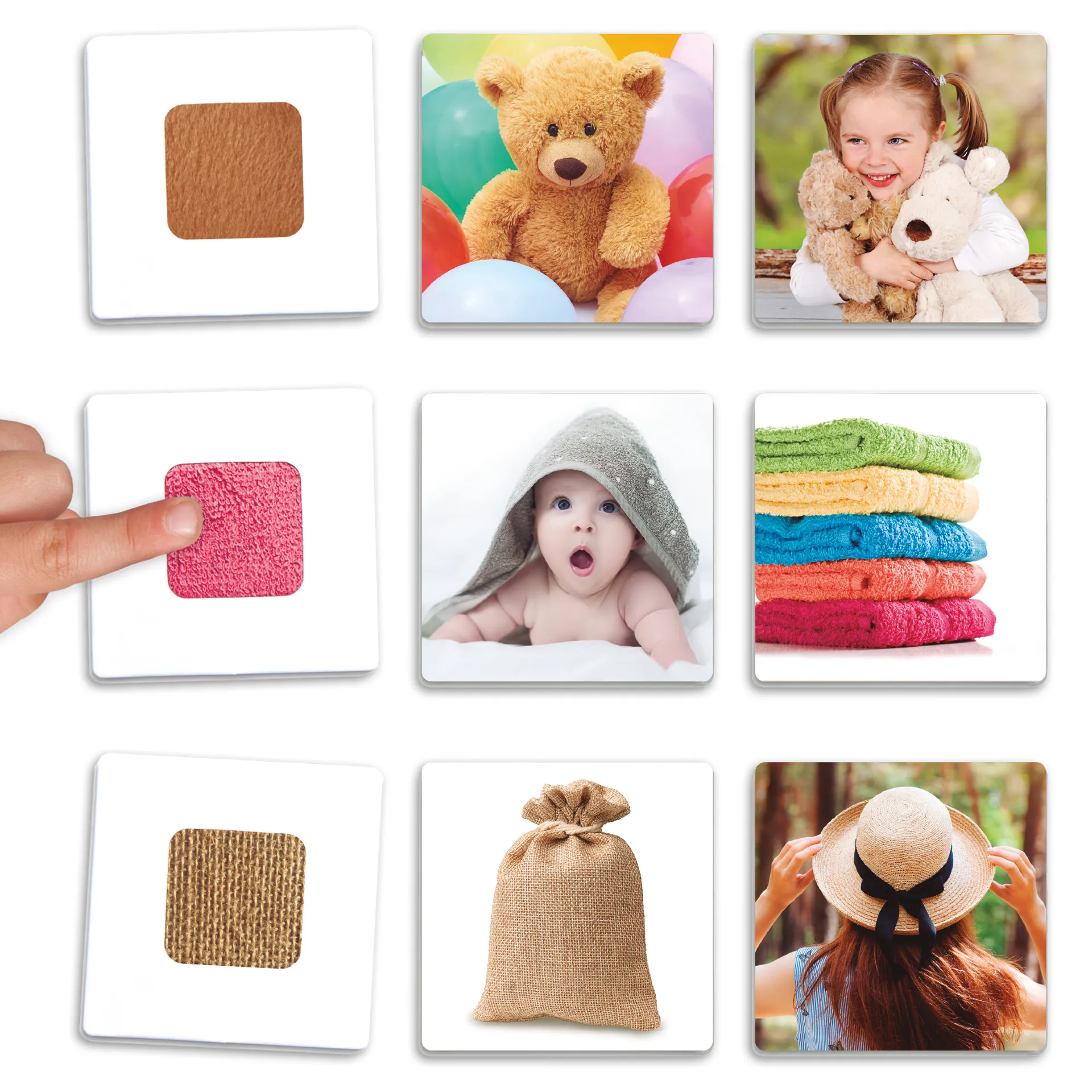 Materiaal-tastspel, 34-delig