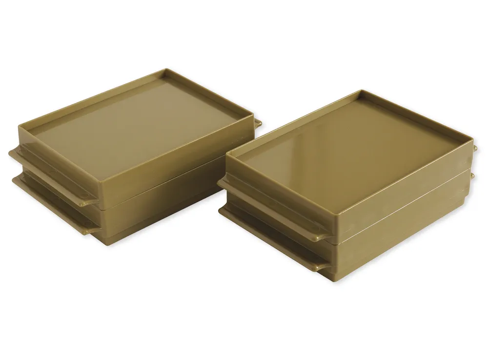 TimeTEX - Tăvițe cu forme de pământ și apă, 10 bucăți "Montessori Premium"