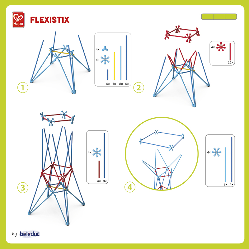 Gruppen-Set Flexistix XXL, 480-tlg. Gruppen-Set Flexistix XXL, 480-tlg.