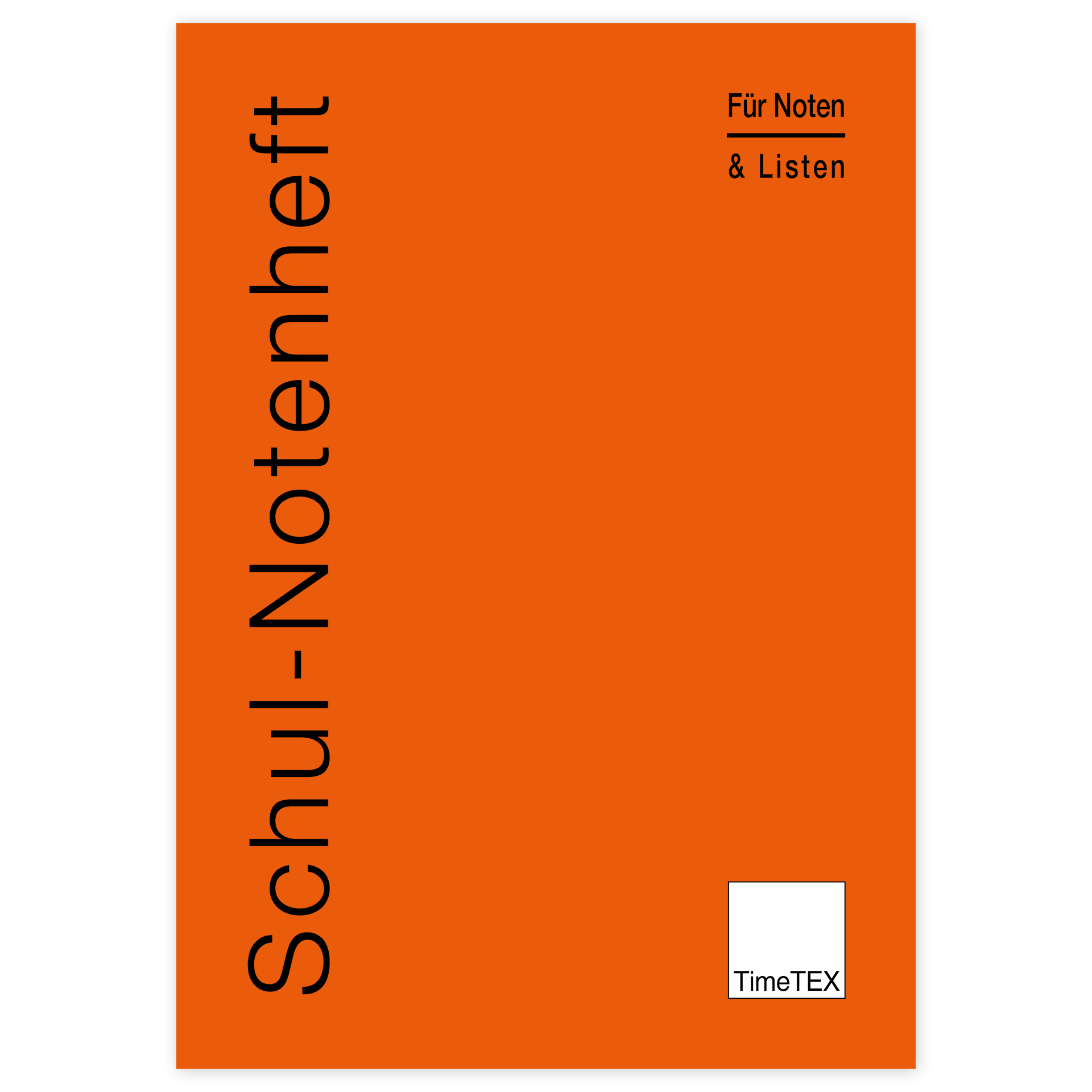 TimeTEX Schul-Notenheft A4