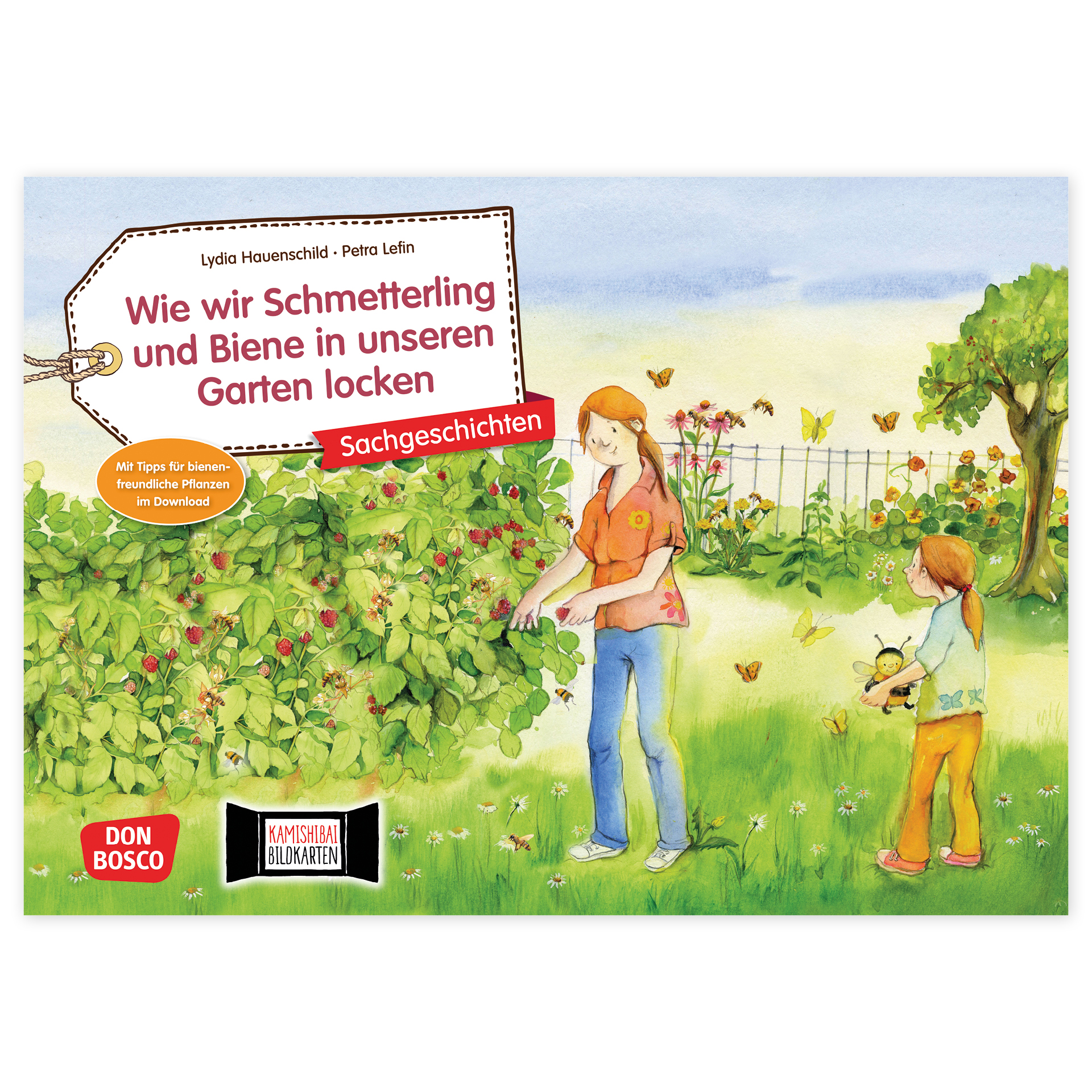 TimeTEX Bildergeschichten-Karten "Wie wir Schmetterling und Biene in unseren Garten locken", 12-tlg.
