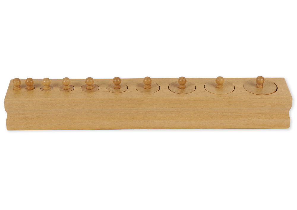 TimeTEX blok med cylindre 1 "Montessori Premium"