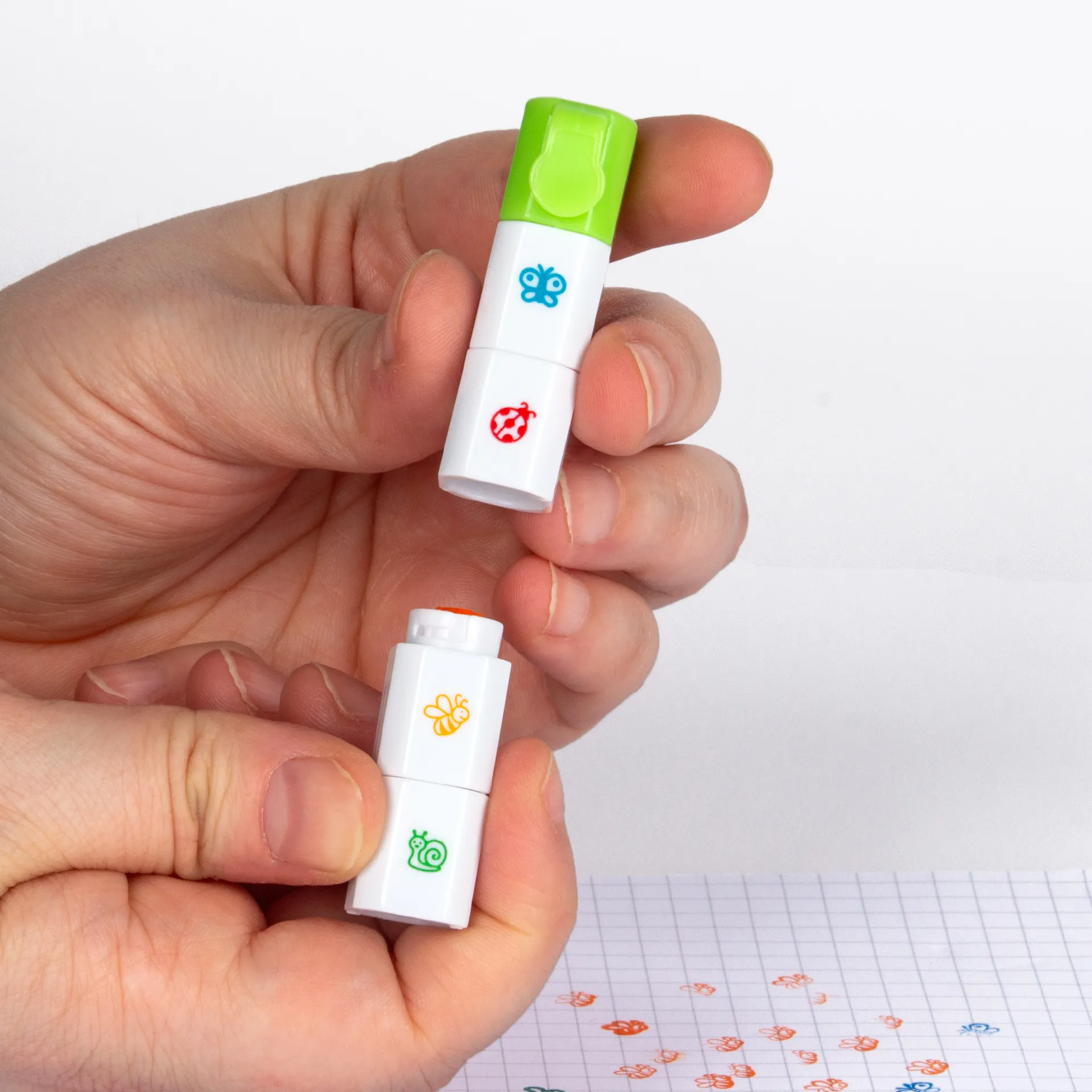 Stempelturm "Schmetterling, Marienkäfer & Co", 4 Motive