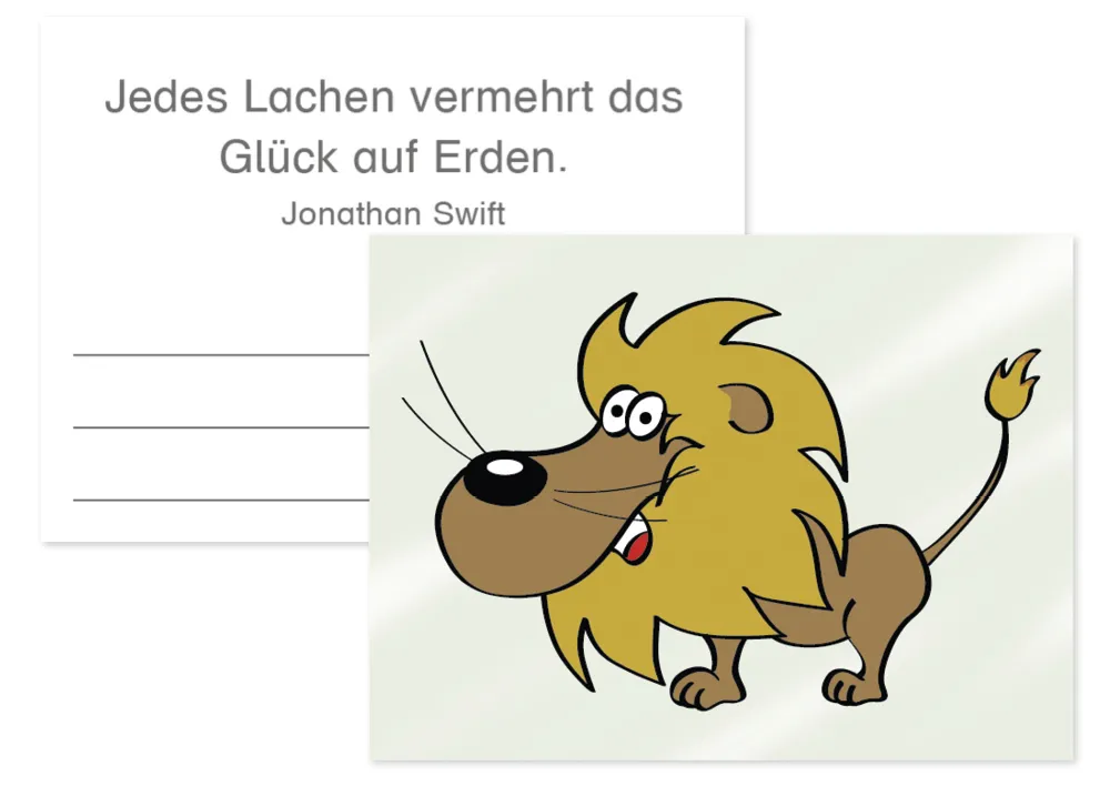 Fleisskärtchen, 110 Karten im Etui