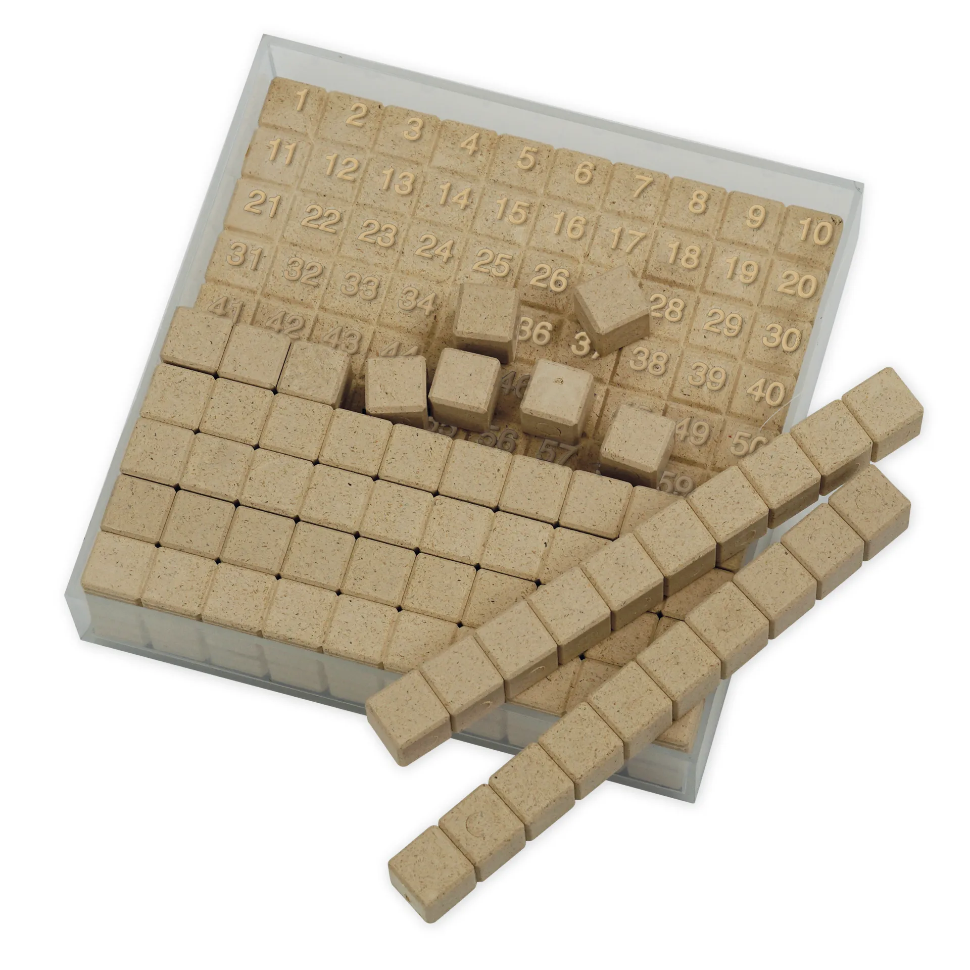 Set Hunderter-Platte, 29-tlg., RE-Wood