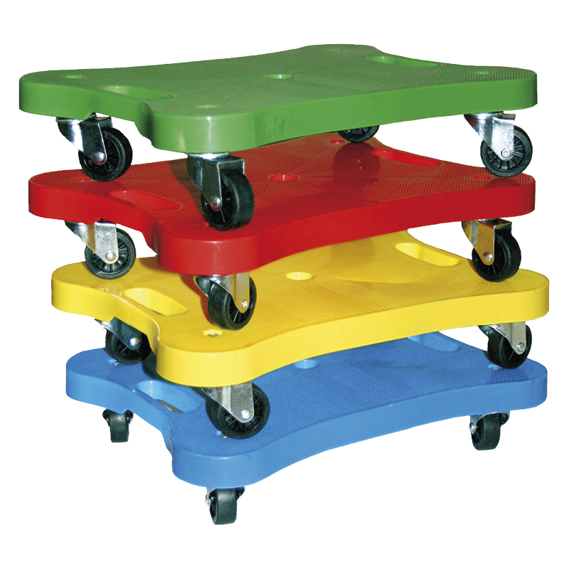 Skateboard "Racing-Board" med 4 svängbara hjul