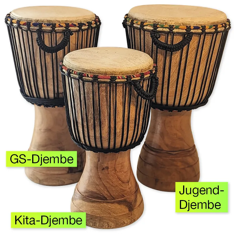 Djembe für die Kita, 26 cm ø, 1 Stück