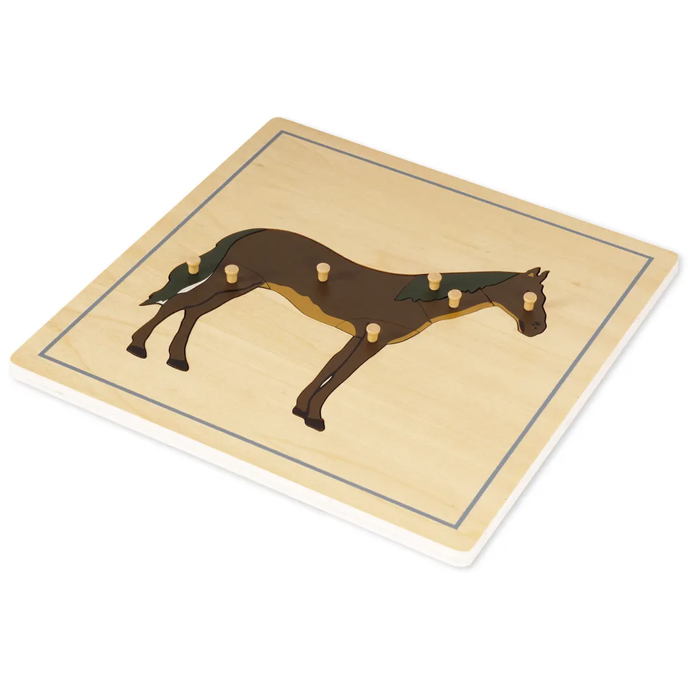 TimeTEX dierenpuzzel paard "Montessori Premium"