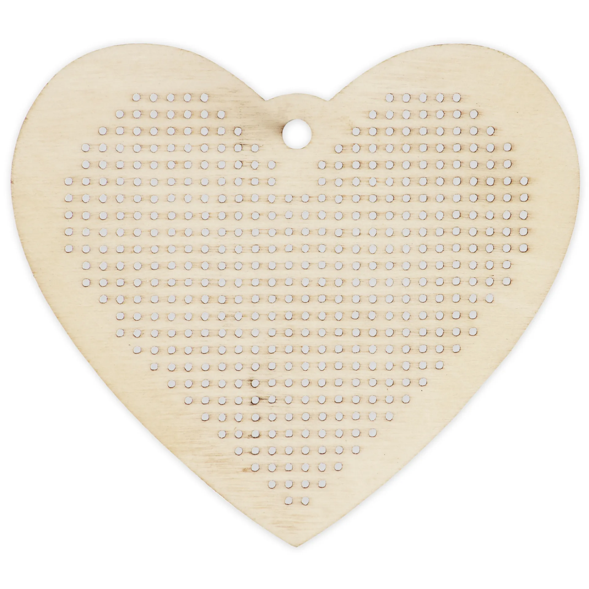 Schlüsselanhänger "Stickherzen", 6 Stück