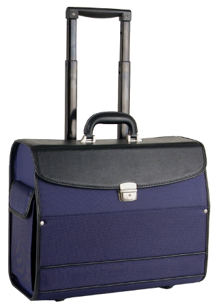 TimeTEX Lehrer-Trolley "Serva Trend", dunkelblau, Nylongewebe II./SO