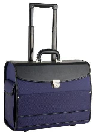 TimeTEX Lehrer-Trolley "Serva Trend", dunkelblau, Nylongewebe II./SO