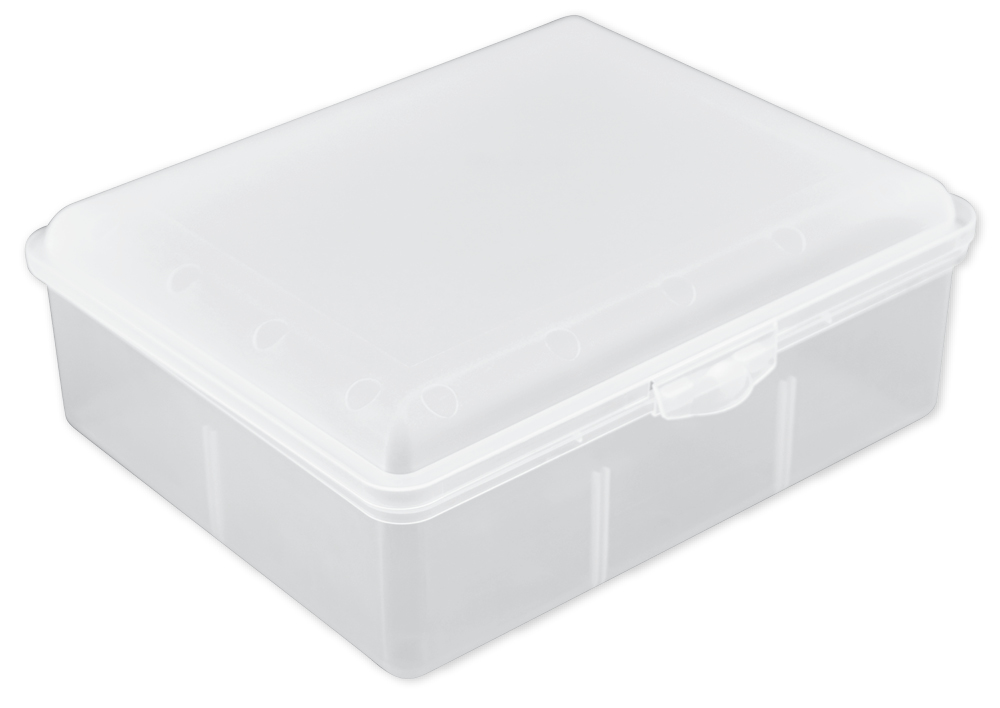 TimeTEX Kunststoffbox mit Klickverschluss "Variabel", ca. 240x200x85 mm